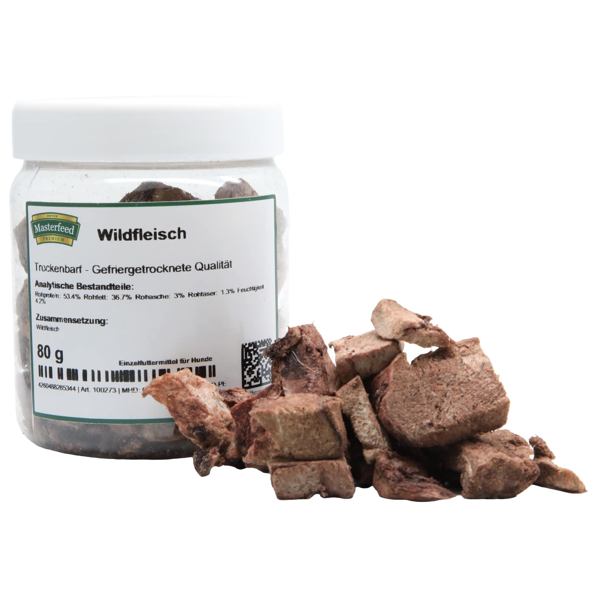 Wildfleisch Trockenbarf - Gefriergetrocknete Qualität Wildfleisch Trockenbarf - Gefriergetrocknete Qualität